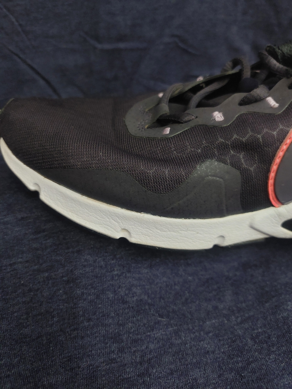 Nike Vapor Women's Black/Purple Running Sneakers with Pink Accents Sz 8.5 - Picture 10 of 13